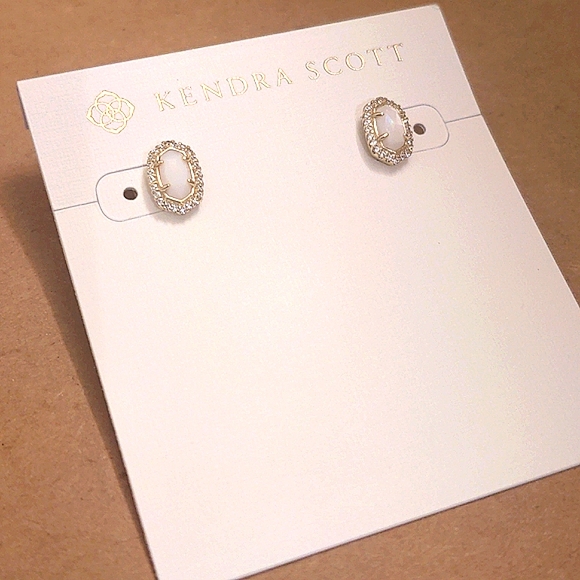 Kendra Scott Jewelry New Kendra Scott Cade Gold Stud Earrings In